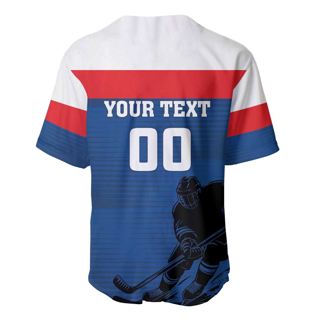 Custom Slovakia Hockey Baseball Jersey Go Nasi Chlapci