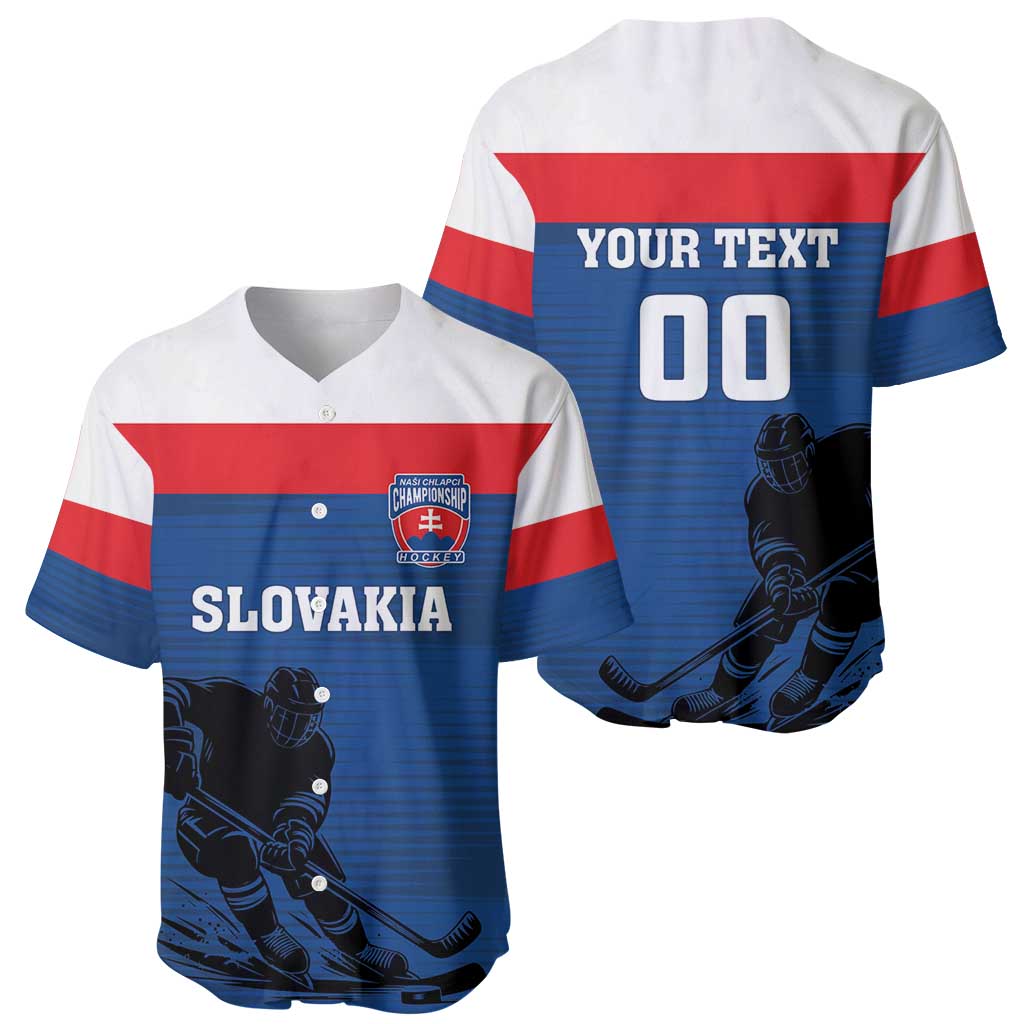 Custom Slovakia Hockey Baseball Jersey Go Nasi Chlapci