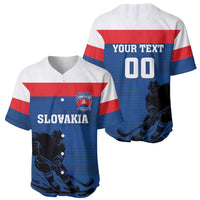 Custom Slovakia Hockey Baseball Jersey Go Nasi Chlapci