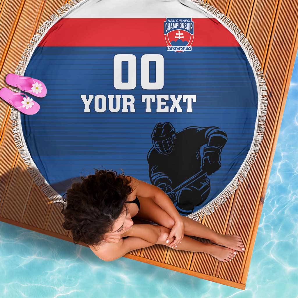 Custom Slovakia Hockey Beach Blanket Go Nasi Chlapci