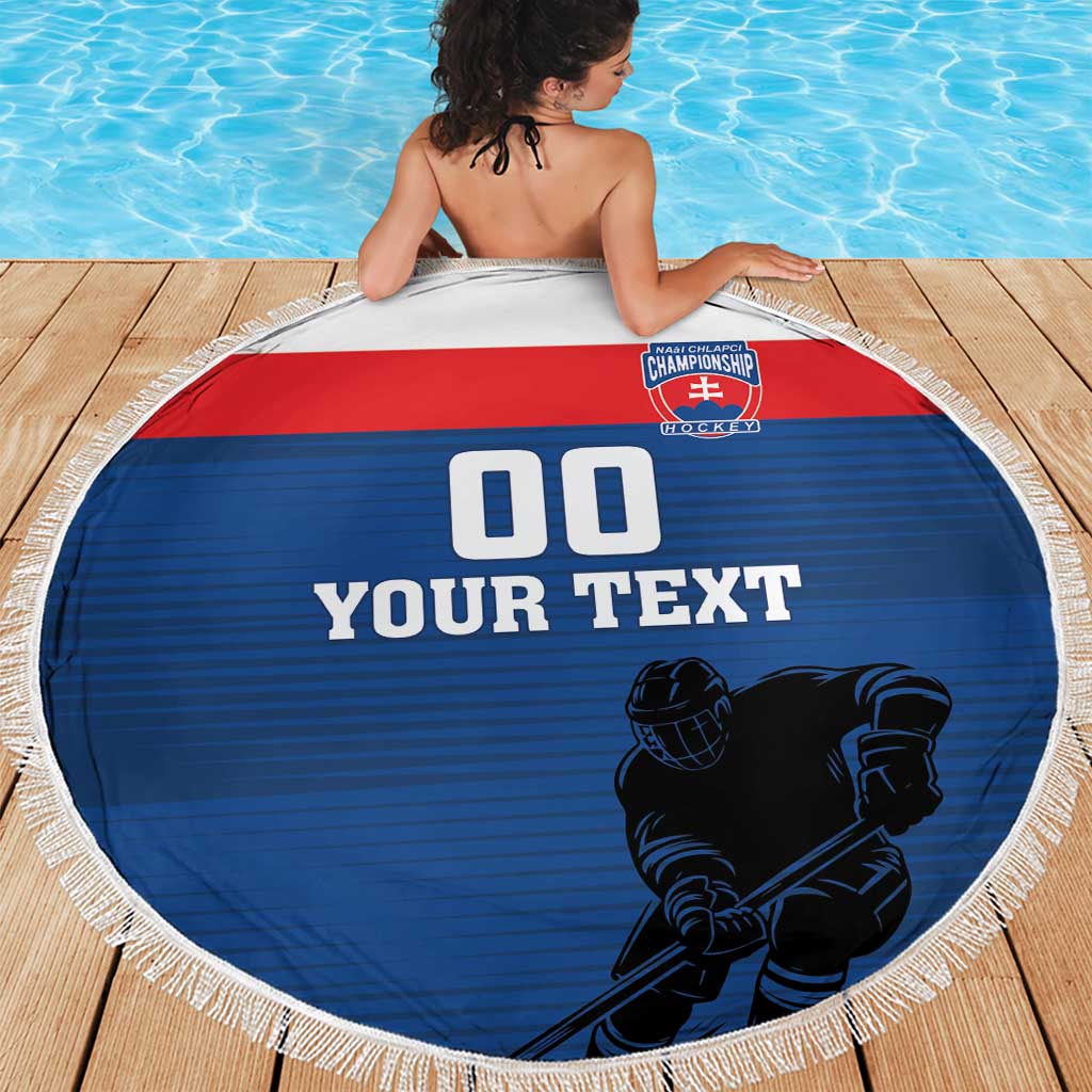 Custom Slovakia Hockey Beach Blanket Go Nasi Chlapci