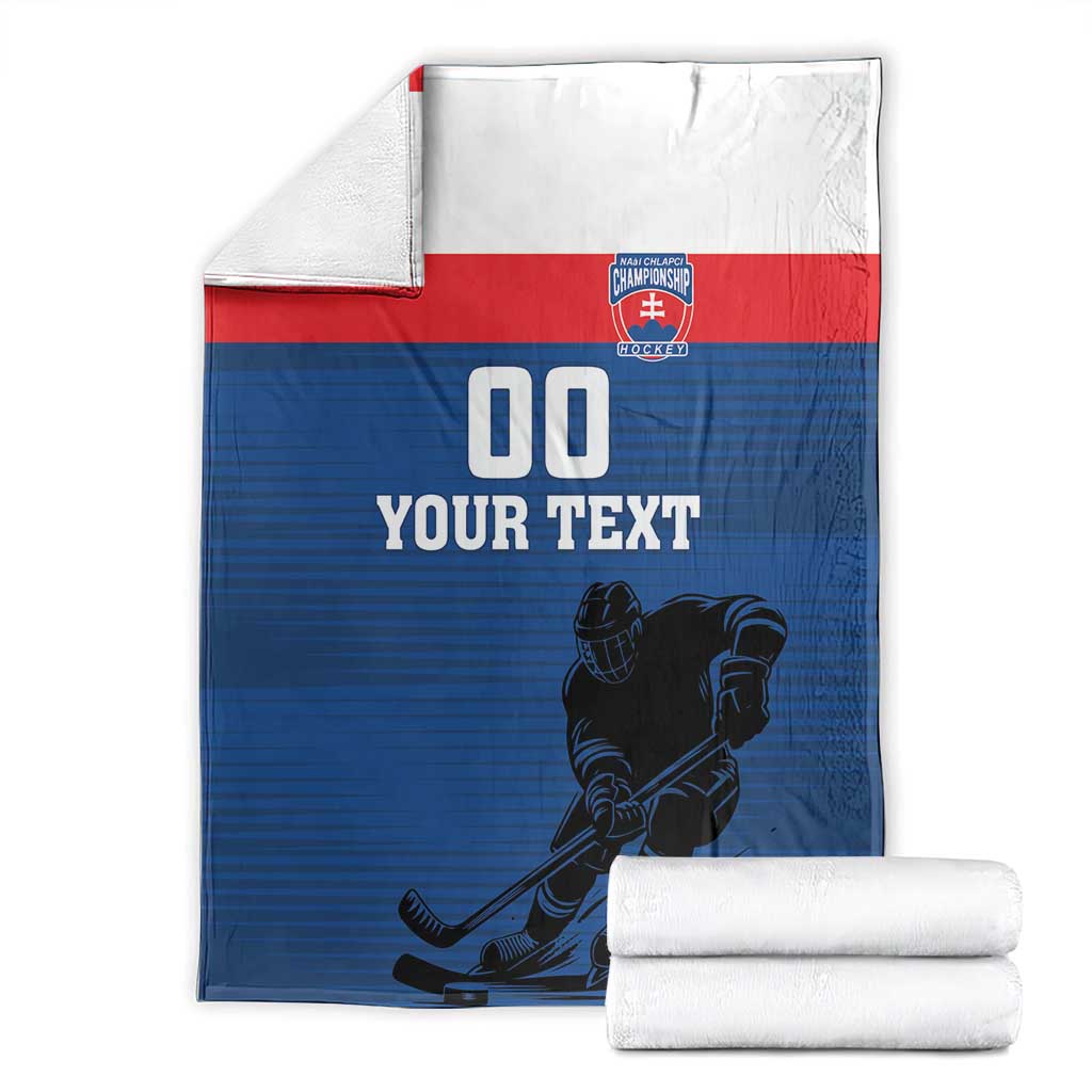Custom Slovakia Hockey Blanket Go Nasi Chlapci