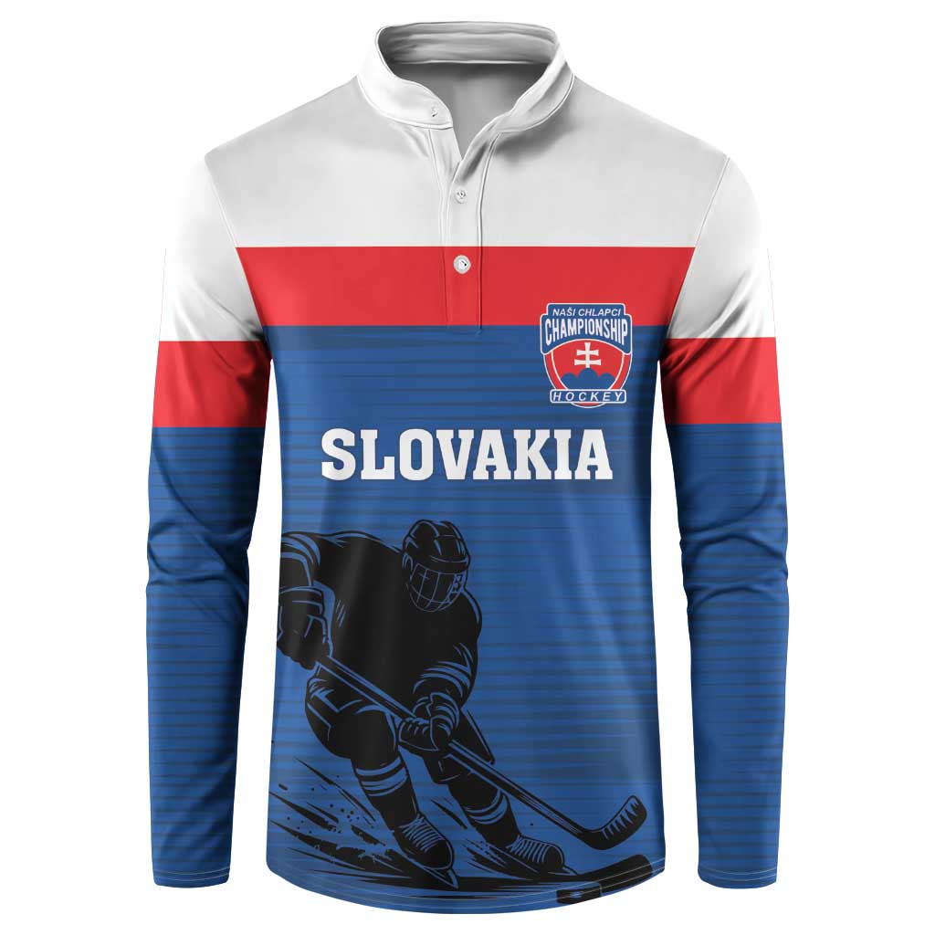 Custom Slovakia Hockey Button Sweatshirt Go Nasi Chlapci