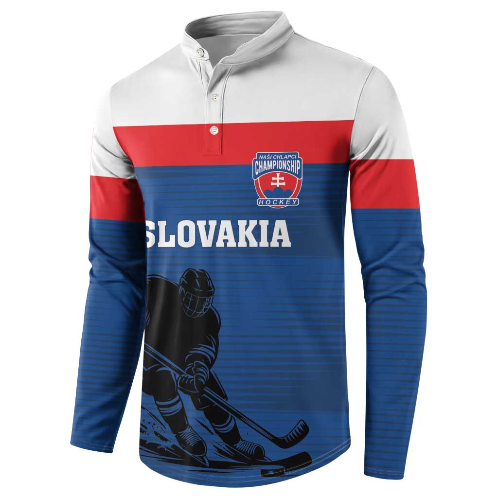 Custom Slovakia Hockey Button Sweatshirt Go Nasi Chlapci