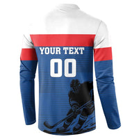 Custom Slovakia Hockey Button Sweatshirt Go Nasi Chlapci