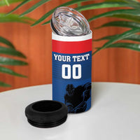 Custom Slovakia Hockey 4 in 1 Can Cooler Tumbler Go Nasi Chlapci