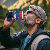 Custom Slovakia Hockey 4 in 1 Can Cooler Tumbler Go Nasi Chlapci