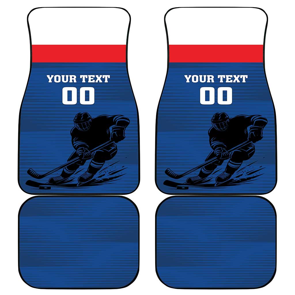 Custom Slovakia Hockey Car Mats Go Nasi Chlapci