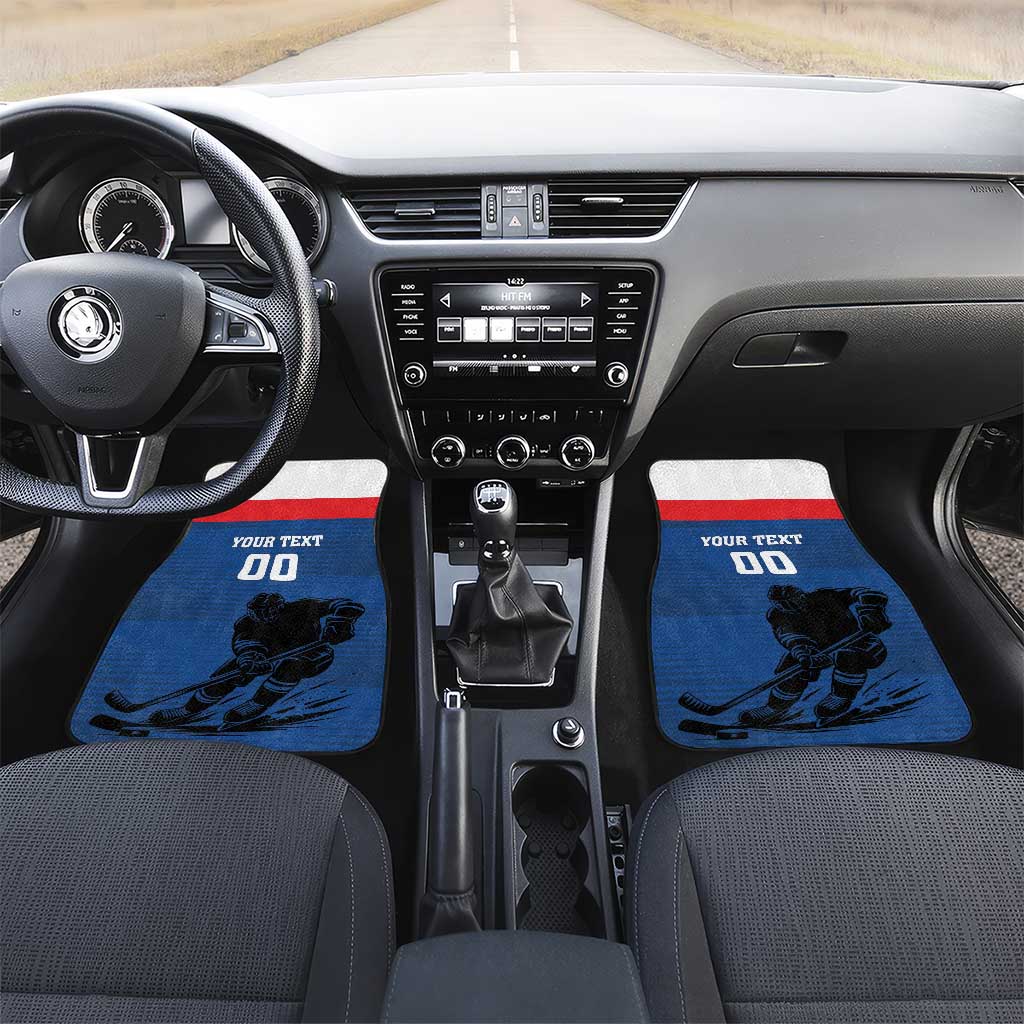 Custom Slovakia Hockey Car Mats Go Nasi Chlapci
