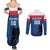 Custom Slovakia Hockey Couples Matching Summer Maxi Dress and Long Sleeve Button Shirt Go Nasi Chlapci