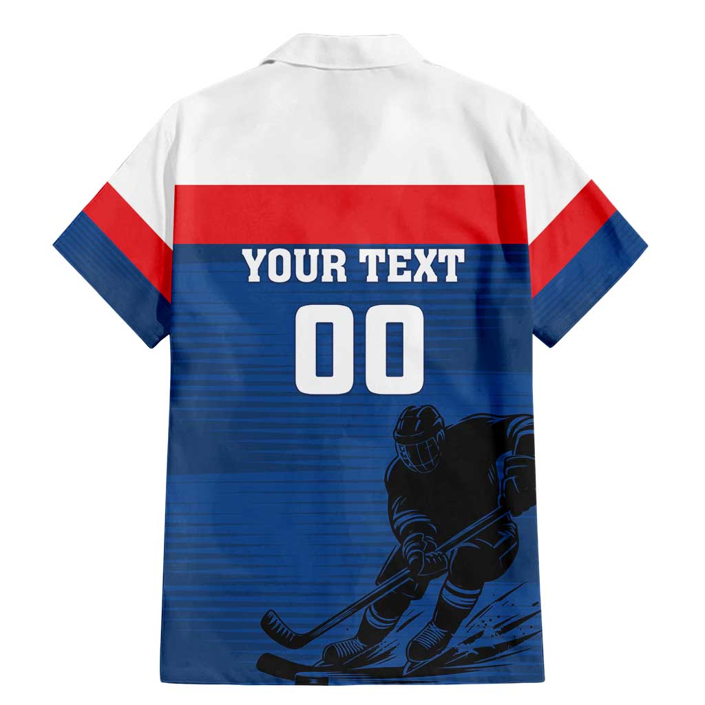 Custom Slovakia Hockey Family Matching Mermaid Dress and Hawaiian Shirt Go Nasi Chlapci