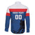 Custom Slovakia Hockey Family Matching Off The Shoulder Long Sleeve Dress and Hawaiian Shirt Go Nasi Chlapci