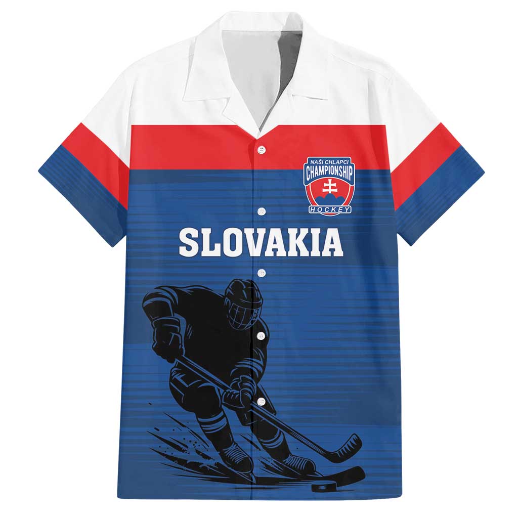 Custom Slovakia Hockey Hawaiian Shirt Go Nasi Chlapci