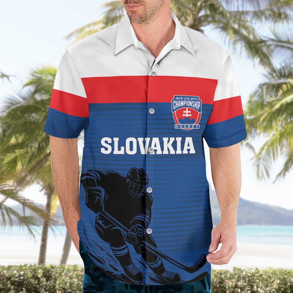 Custom Slovakia Hockey Hawaiian Shirt Go Nasi Chlapci