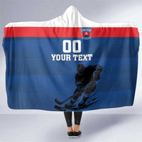 Custom Slovakia Hockey Hooded Blanket Go Nasi Chlapci