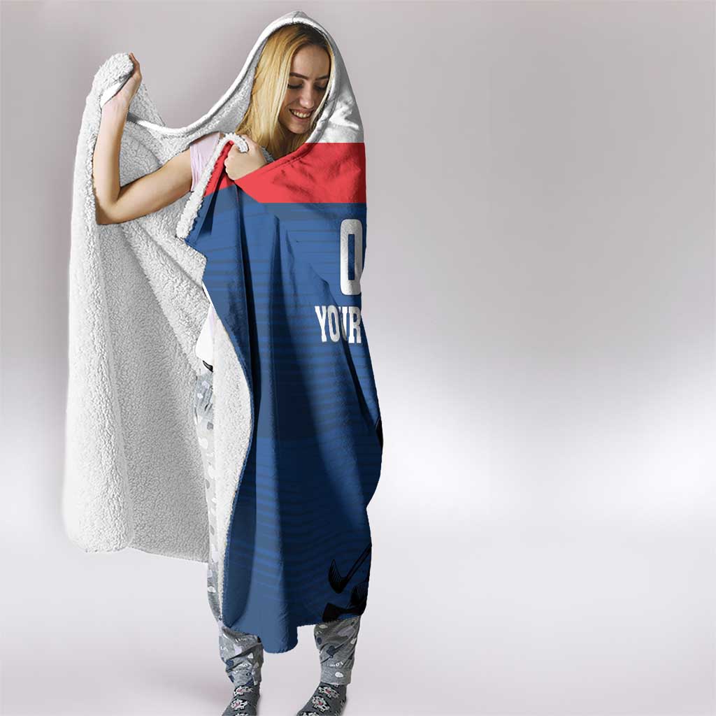 Custom Slovakia Hockey Hooded Blanket Go Nasi Chlapci