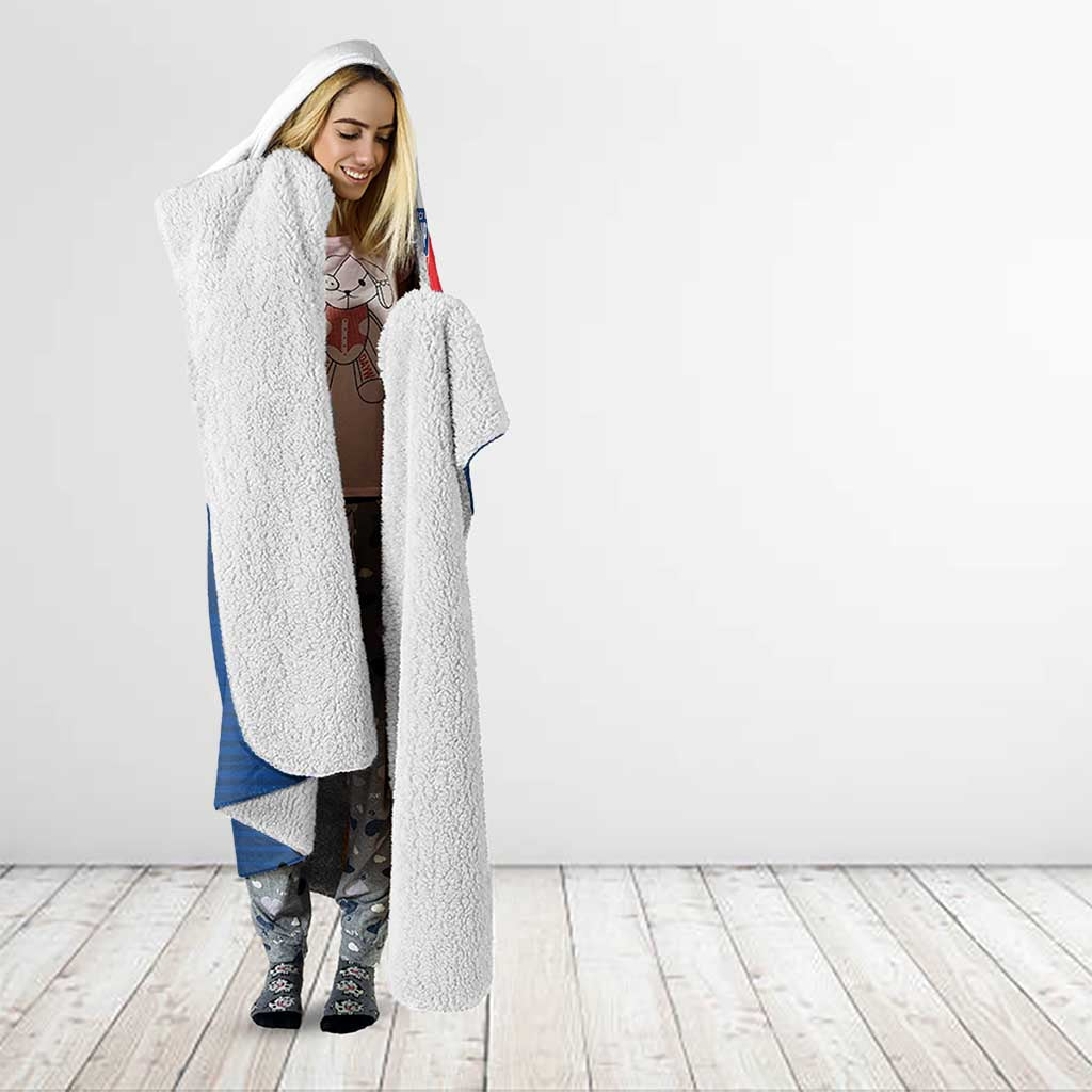 Custom Slovakia Hockey Hooded Blanket Go Nasi Chlapci