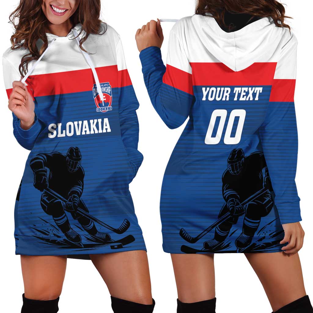 Custom Slovakia Hockey Hoodie Dress Go Nasi Chlapci