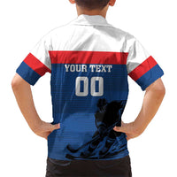 Custom Slovakia Hockey Kid Hawaiian Shirt Go Nasi Chlapci
