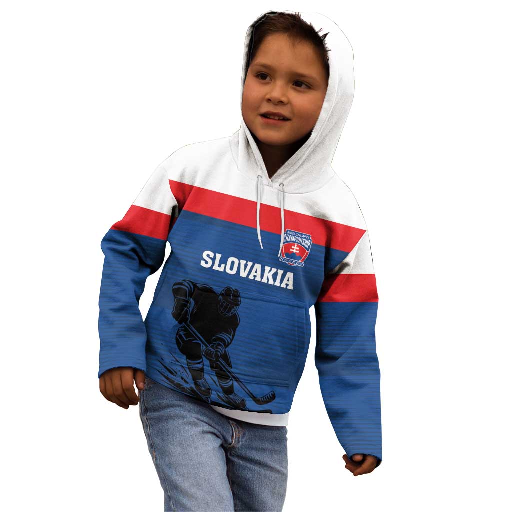 Custom Slovakia Hockey Kid Hoodie Go Nasi Chlapci