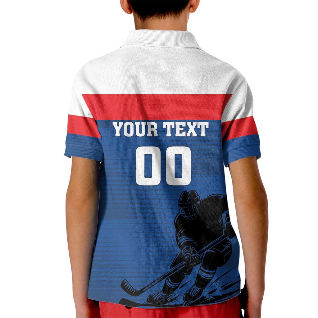 Custom Slovakia Hockey Kid Polo Shirt Go Nasi Chlapci