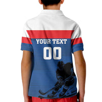 Custom Slovakia Hockey Kid Polo Shirt Go Nasi Chlapci