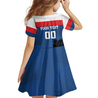 Custom Slovakia Hockey Kid Short Sleeve Dress Go Nasi Chlapci
