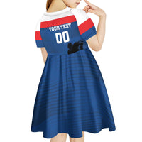 Custom Slovakia Hockey Kid Short Sleeve Dress Go Nasi Chlapci
