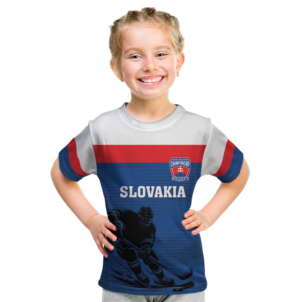 Custom Slovakia Hockey Kid T Shirt Go Nasi Chlapci