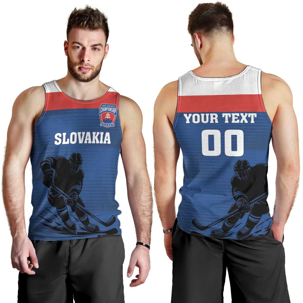 Custom Slovakia Hockey Men Tank Top Go Nasi Chlapci