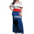 Custom Slovakia Hockey Off Shoulder Maxi Dress Go Nasi Chlapci