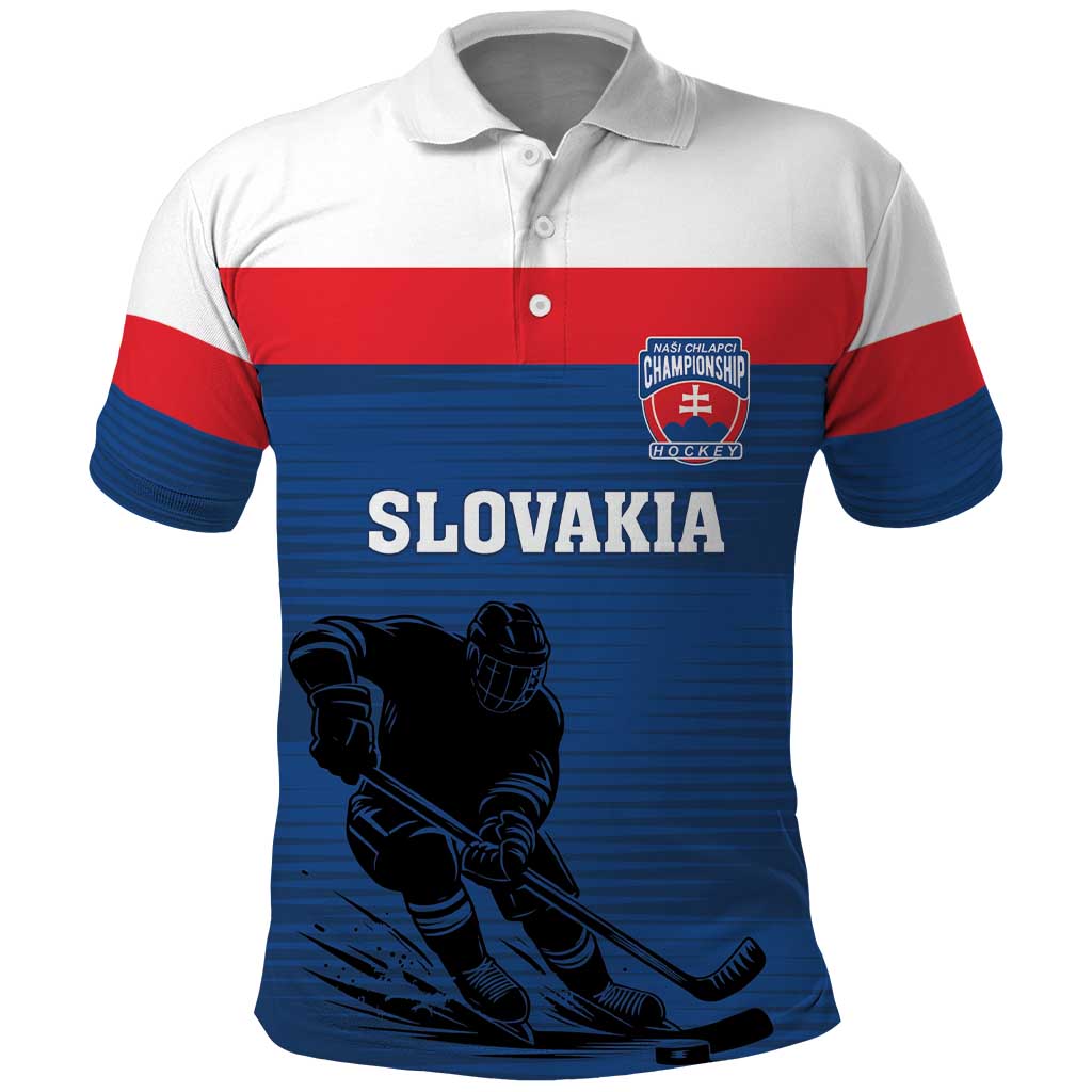 Custom Slovakia Hockey Polo Shirt Go Nasi Chlapci
