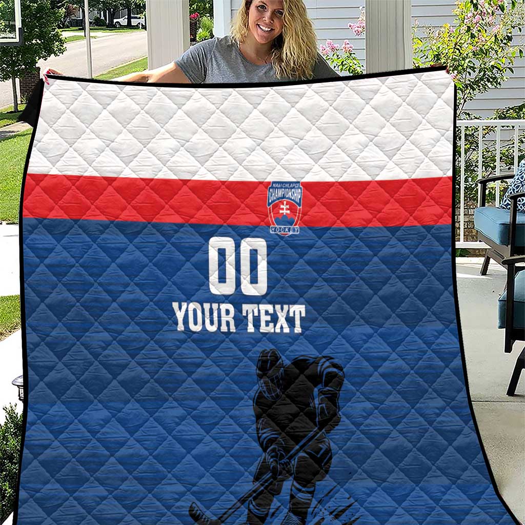 Custom Slovakia Hockey Quilt Go Nasi Chlapci