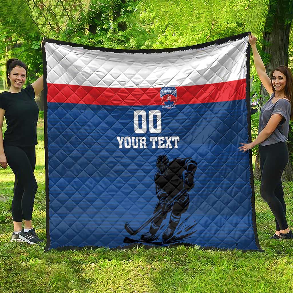 Custom Slovakia Hockey Quilt Go Nasi Chlapci