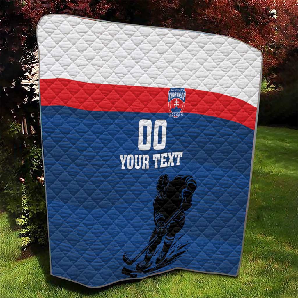 Custom Slovakia Hockey Quilt Go Nasi Chlapci