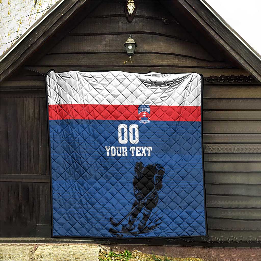 Custom Slovakia Hockey Quilt Go Nasi Chlapci