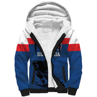 Custom Slovakia Hockey Sherpa Hoodie Go Nasi Chlapci