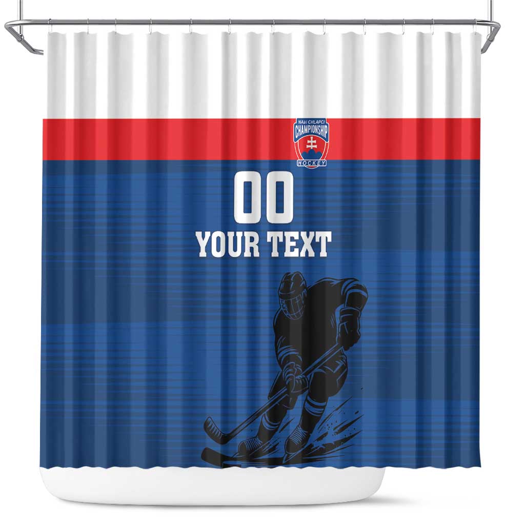 Custom Slovakia Hockey Shower Curtain Go Nasi Chlapci