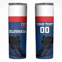 Custom Slovakia Hockey Skinny Tumbler Go Nasi Chlapci