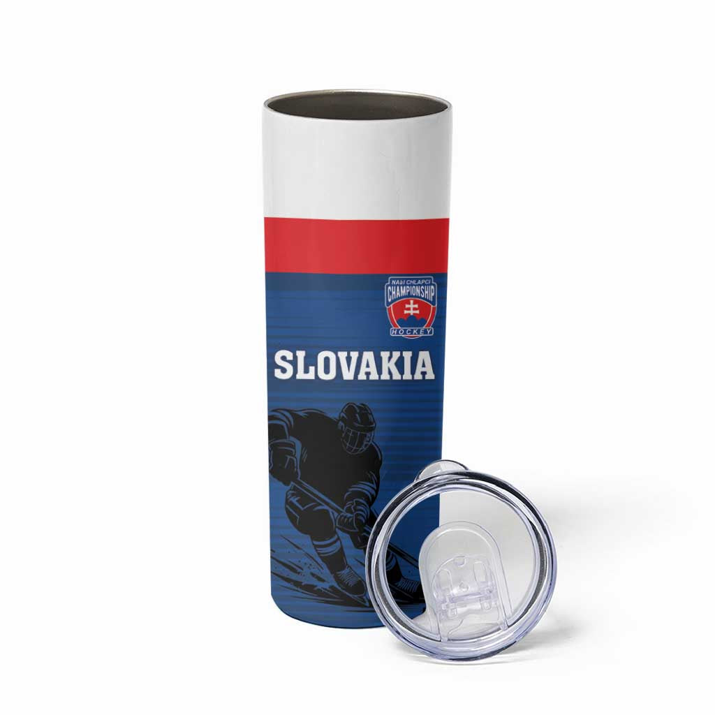 Custom Slovakia Hockey Skinny Tumbler Go Nasi Chlapci