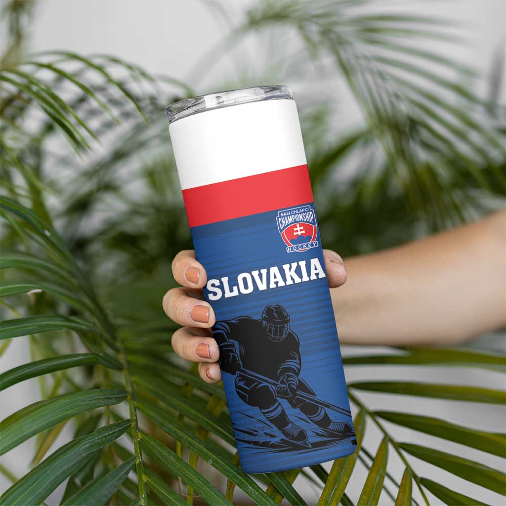 Custom Slovakia Hockey Skinny Tumbler Go Nasi Chlapci