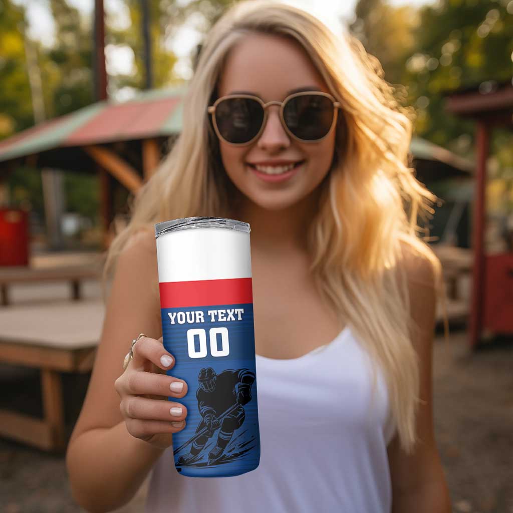 Custom Slovakia Hockey Skinny Tumbler Go Nasi Chlapci