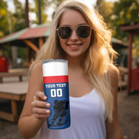 Custom Slovakia Hockey Skinny Tumbler Go Nasi Chlapci