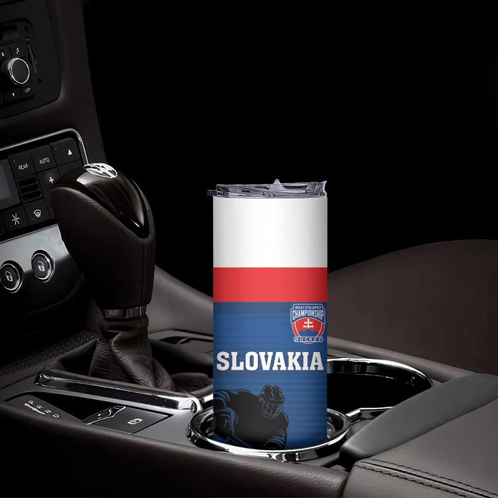 Custom Slovakia Hockey Skinny Tumbler Go Nasi Chlapci