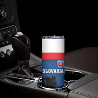 Custom Slovakia Hockey Skinny Tumbler Go Nasi Chlapci