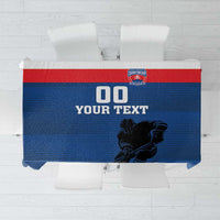 Custom Slovakia Hockey Tablecloth Go Nasi Chlapci