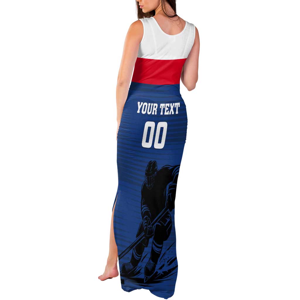 Custom Slovakia Hockey Tank Maxi Dress Go Nasi Chlapci