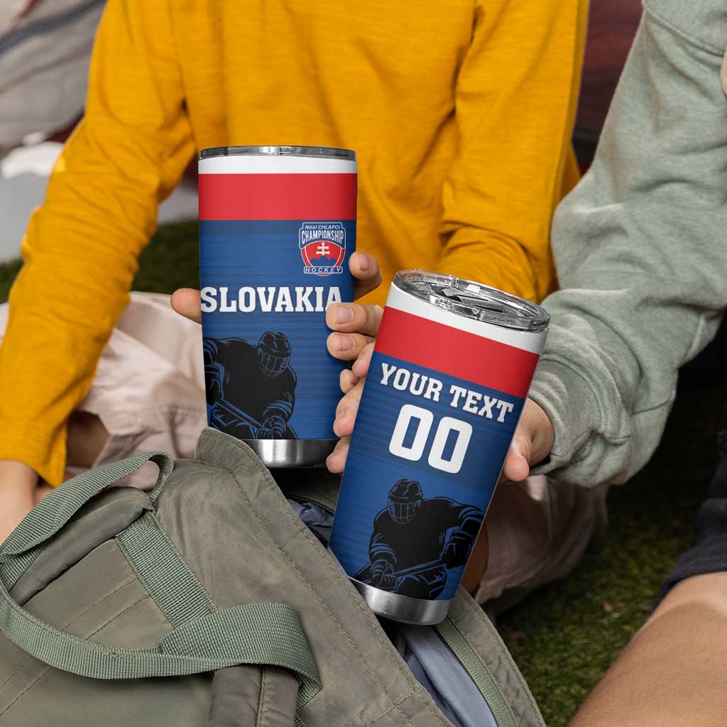 Custom Slovakia Hockey Tumbler Cup Go Nasi Chlapci