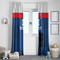Custom Slovakia Hockey Window Curtain Go Nasi Chlapci