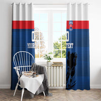 Custom Slovakia Hockey Window Curtain Go Nasi Chlapci